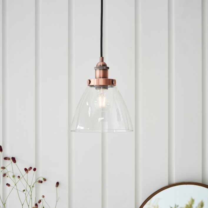 Ghedi Vespera Pendant Light Aged Copper — SantoLusso®