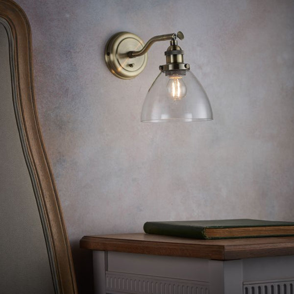 Ghedi Vespera Wall Light Antique Brass — SantoLusso®