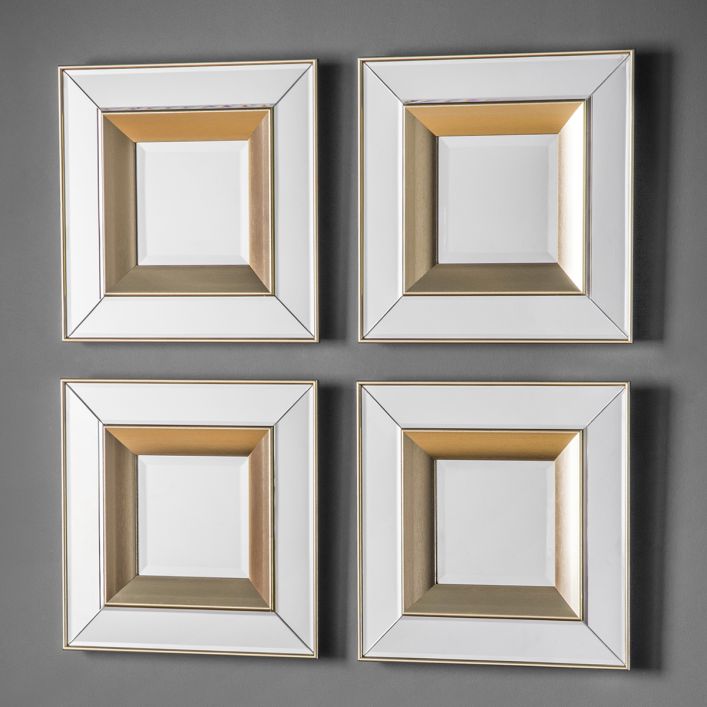 Ghedi Vivia Mirror Square (4pk) — SantoLusso®