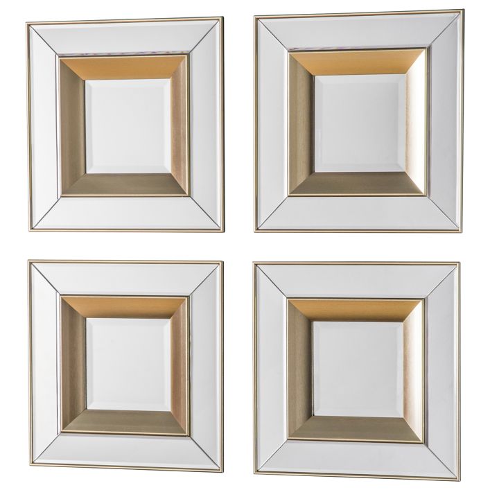 Ghedi Vivia Mirror Square (4pk) — SantoLusso®