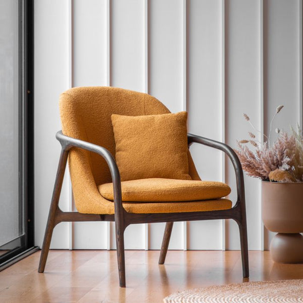 Ghedi Xander Armchair Ochre — SantoLusso®