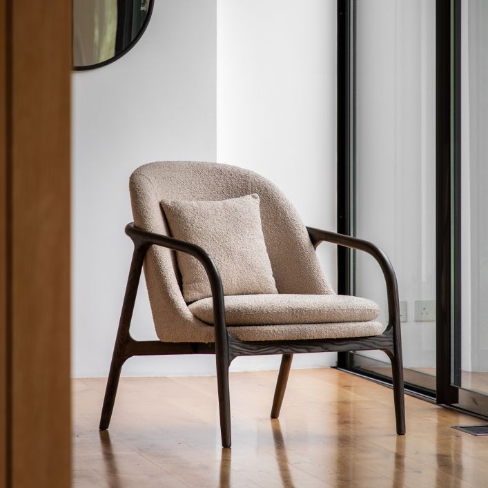 Ghedi Xander Armchair Taupe — SantoLusso®