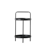 Ghedi Xuxa Side Table Black — SantoLusso®