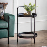 Ghedi Xuxa Side Table Black — SantoLusso®