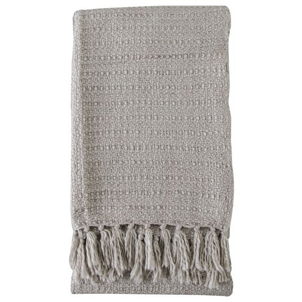 Ghedi Zeno Acrylic Textured Throw Natural — SantoLusso®