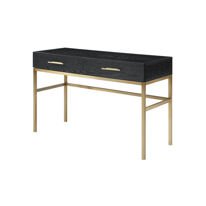 Twenty10 Tulip Desk or Dressing Table in Wenge (Black Stained Oak)