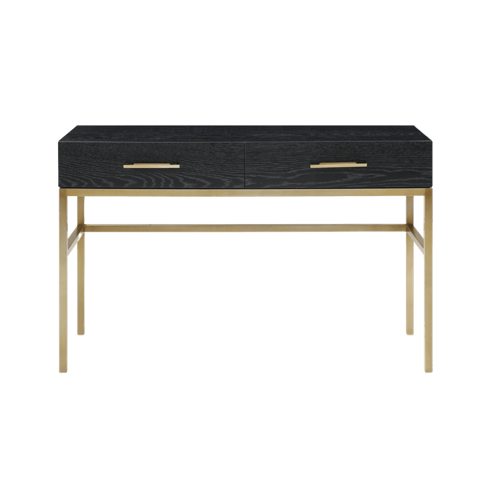 Twenty10 Tulip Desk or Dressing Table in Wenge (Black Stained Oak)