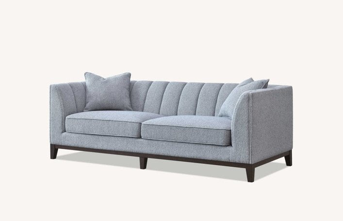 Aluxo Cooper 3 Seater Sofa In Dolphin Boucle - SantoLusso