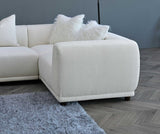 Aluxo Lottie Modular Corner Group In Polar Boucle - SantoLusso