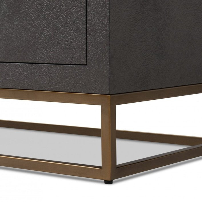 DI Designs Hampton Sideboard | Brown Shagreen - SantoLusso