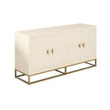 DI Designs Hampton Sideboard | Ivory Shagreen - SantoLusso