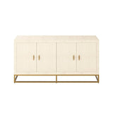 DI Designs Hampton Sideboard | Ivory Shagreen - SantoLusso