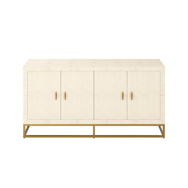 DI Designs Hampton Sideboard | Ivory Shagreen - SantoLusso