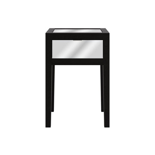 DI Designs Josephine Bedside | 1 drawer | Black - SantoLusso