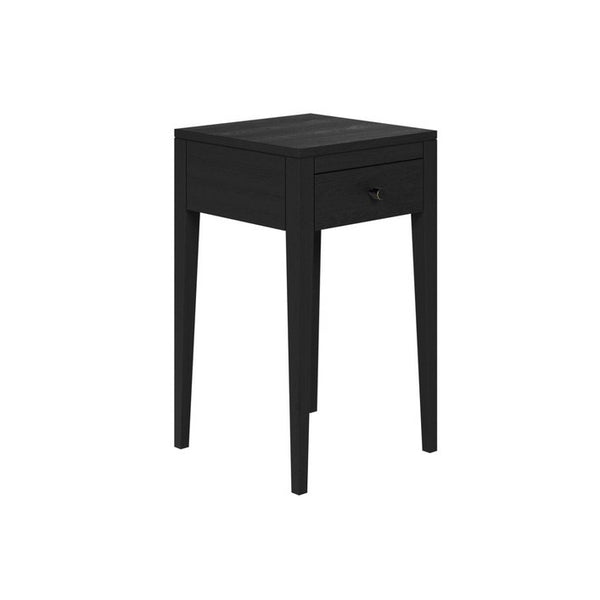 DI Designs Radford Bedside | Black | 1 Drawer - SantoLusso