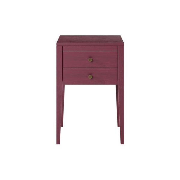 DI Designs Radford Bedside | Red | 2 Drawers - SantoLusso