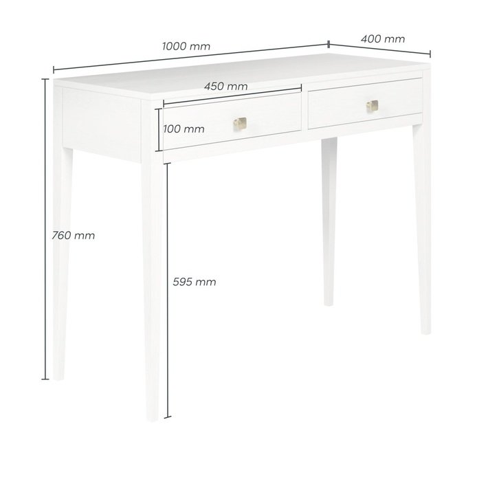 DI Designs Radford Console | White - SantoLusso