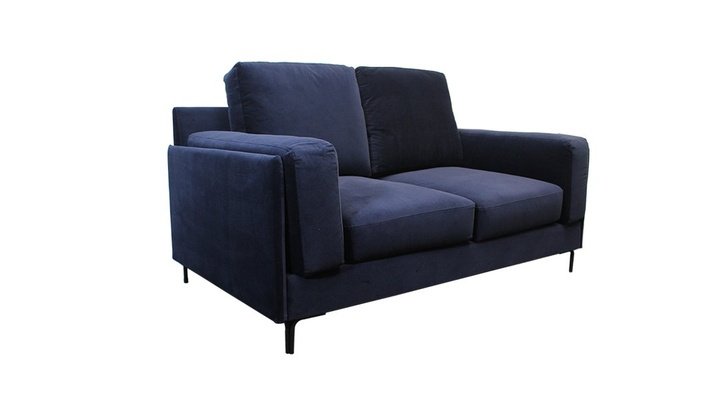 Dino Armando Aubyn 2-Seater Sofa - Dark Blue - SantoLusso