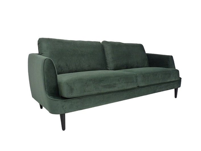 Dino Armando Gustav 3-Seater Sofa - Forest Green - SantoLusso