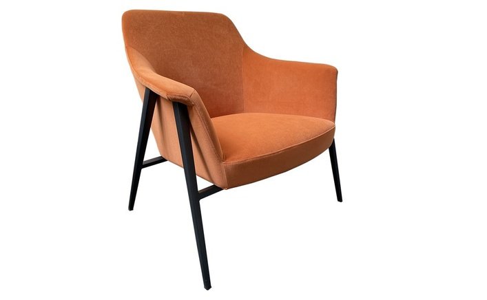 Dino Armando Tennyson Armchair - Sunburst Orange - SantoLusso