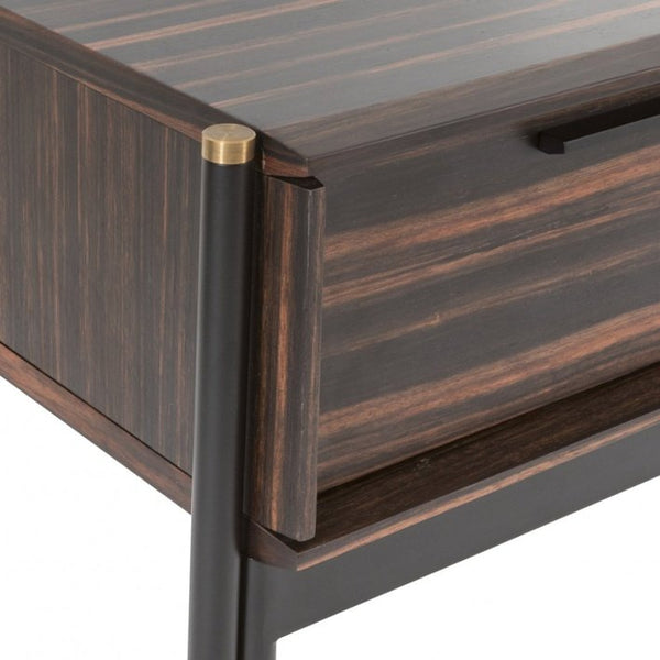 Twenty10 Bali Bedside Table in Ebony - SantoLusso