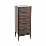 Twenty10 Bali Tallboy Narrow Chest in Ebony / Grey - SantoLusso