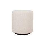 Twenty10 Ben Round Stool in Cologne Ivory - SantoLusso