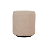 Twenty10 Ben Round Stool in Cologne Mink - SantoLusso