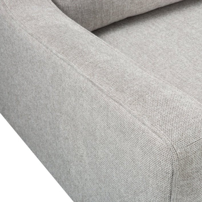 Twenty10 Daffy 2.5 Seat Sofa in Greige Linen - SantoLusso