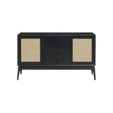 Twenty10 Elder Sideboard in Black & Natural - SantoLusso