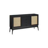 Twenty10 Elder Sideboard in Black & Natural - SantoLusso