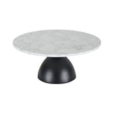 Twenty10 Hazel Coffee Table in Black & White Marble - SantoLusso