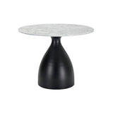 Twenty10 Hazel Dining Table in Black & White Marble - SantoLusso