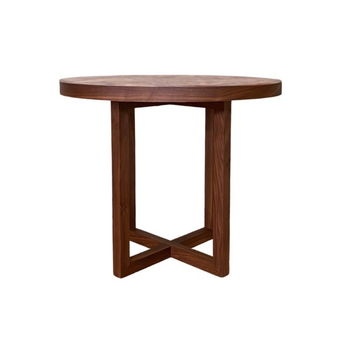 Twenty10 Iris Dining Table 90cms in Walnut - SantoLusso