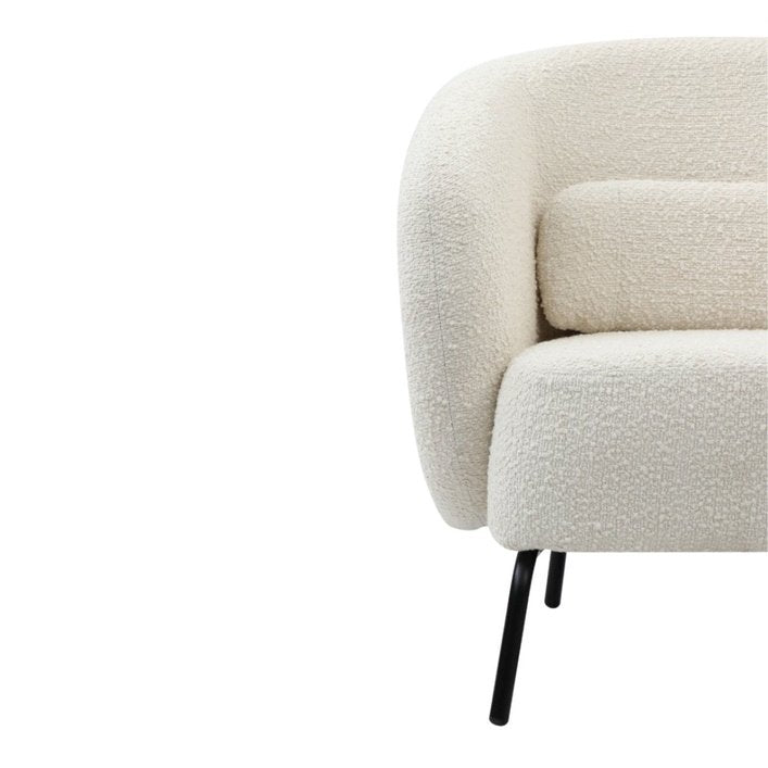 Twenty10 Joey Armchair in Cologne Ivory - SantoLusso