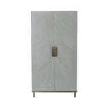 Twenty10 Lilly Wardrobe in Grey Oak Veneer - SantoLusso