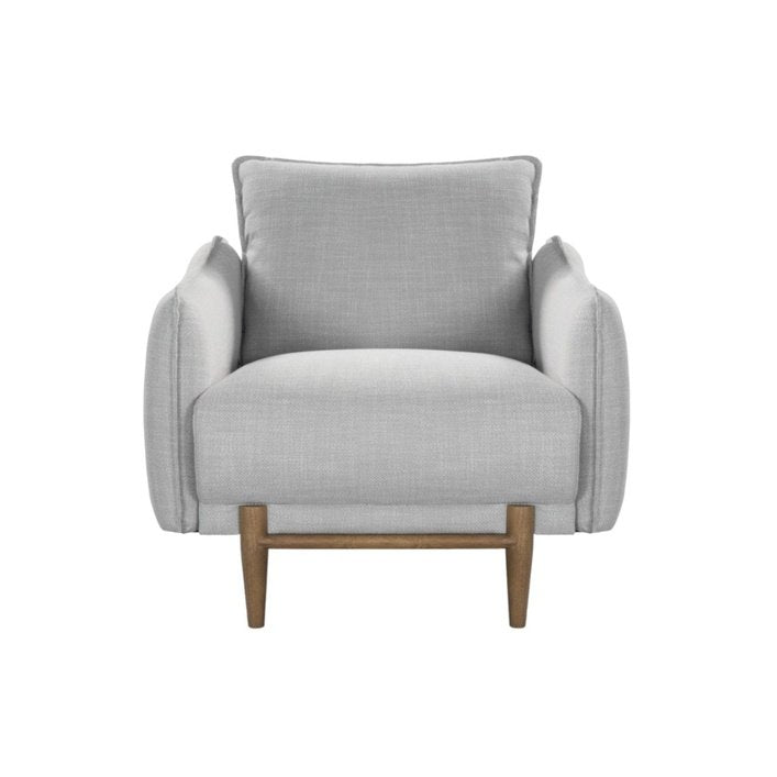 Twenty10 Louie Armchair in Grey Linen - SantoLusso