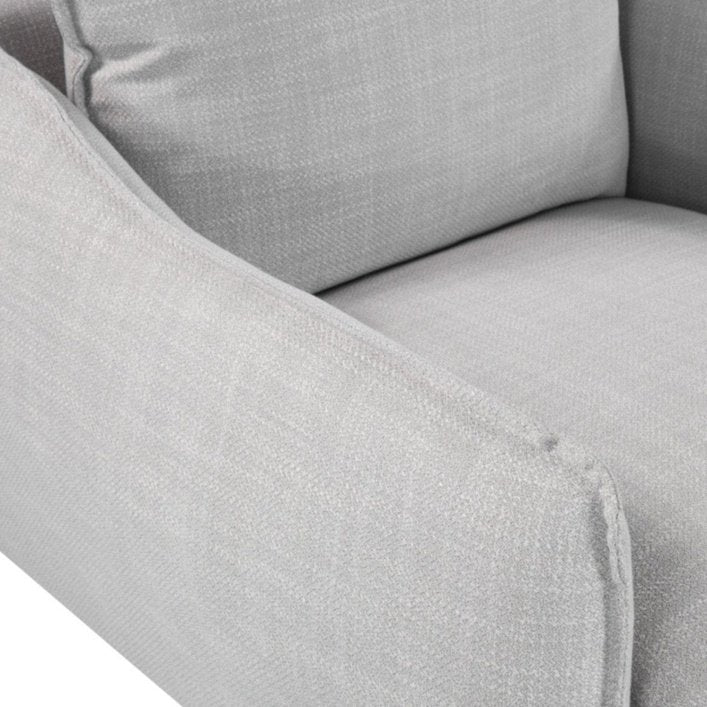 Twenty10 Louie Armchair in Grey Linen - SantoLusso