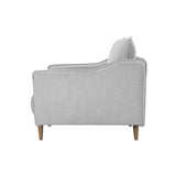 Twenty10 Louie Armchair in Grey Linen - SantoLusso