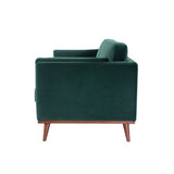 Twenty10 Mickey 2 Seat Sofa in Emerald Green Velvet - SantoLusso