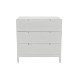 Twenty10 Orchid 3 Drawer Chest in White - SantoLusso