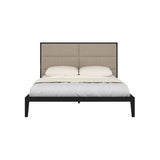 Twenty10 Orchid Double Bed in Wenge/Beige - SantoLusso