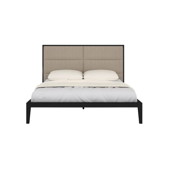 Twenty10 Orchid Double Bed in Wenge/Beige - SantoLusso