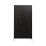 Twenty10 Orchid Wardrobe in Wenge (Black Stained Oak) - SantoLusso