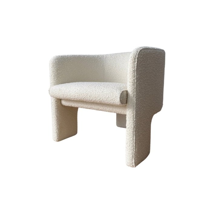 Twenty10 Phoebe Armchair in Cologne Ivory - SantoLusso