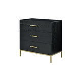 Twenty10 Tulip Drawer Chest in Wenge (Black Stained Oak) - SantoLusso