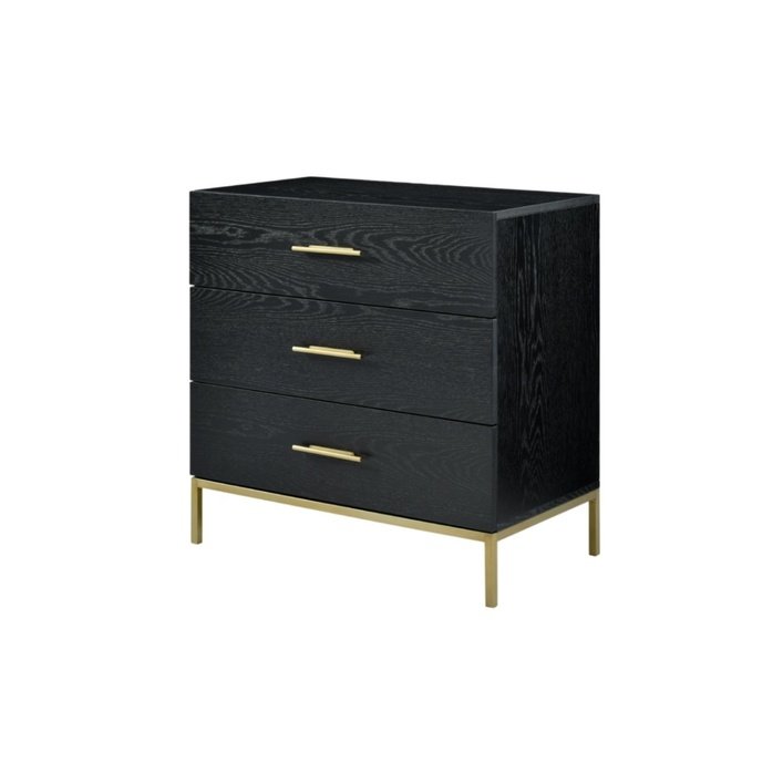 Twenty10 Tulip Drawer Chest in Wenge (Black Stained Oak) - SantoLusso