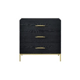 Twenty10 Tulip Drawer Chest in Wenge (Black Stained Oak) - SantoLusso