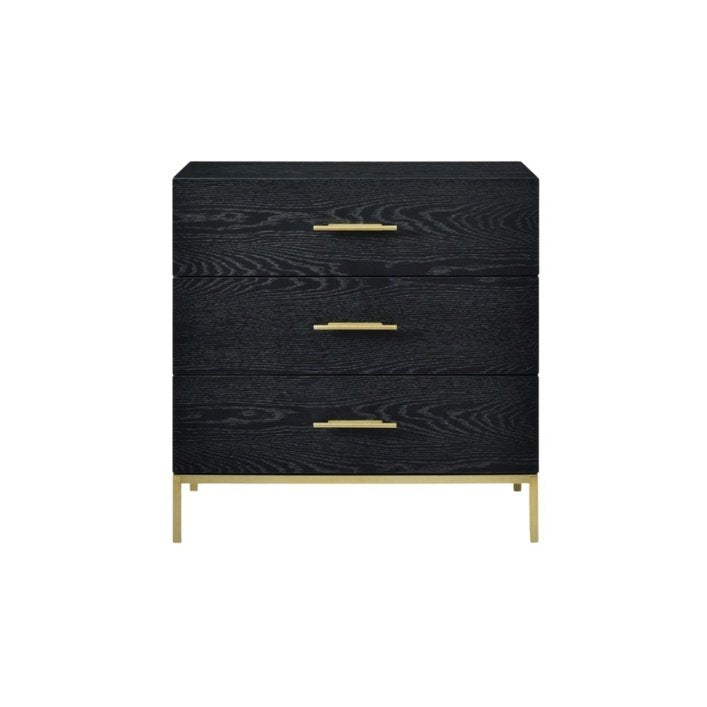 Twenty10 Tulip Drawer Chest in Wenge (Black Stained Oak) - SantoLusso