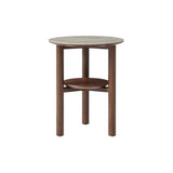 Twenty10 Willow Lamp Table With Shelf in Walnut - SantoLusso